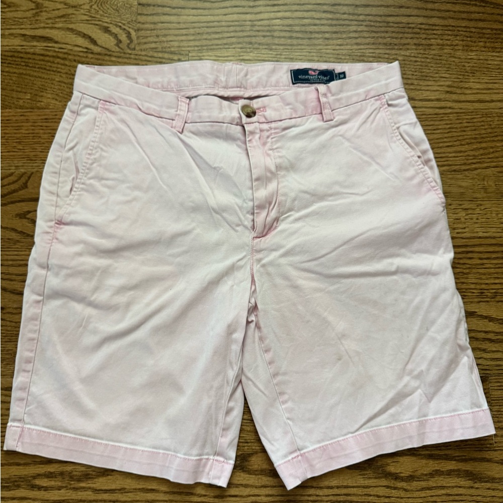 Vineyard Vines Light Pink Flat Front Shorts